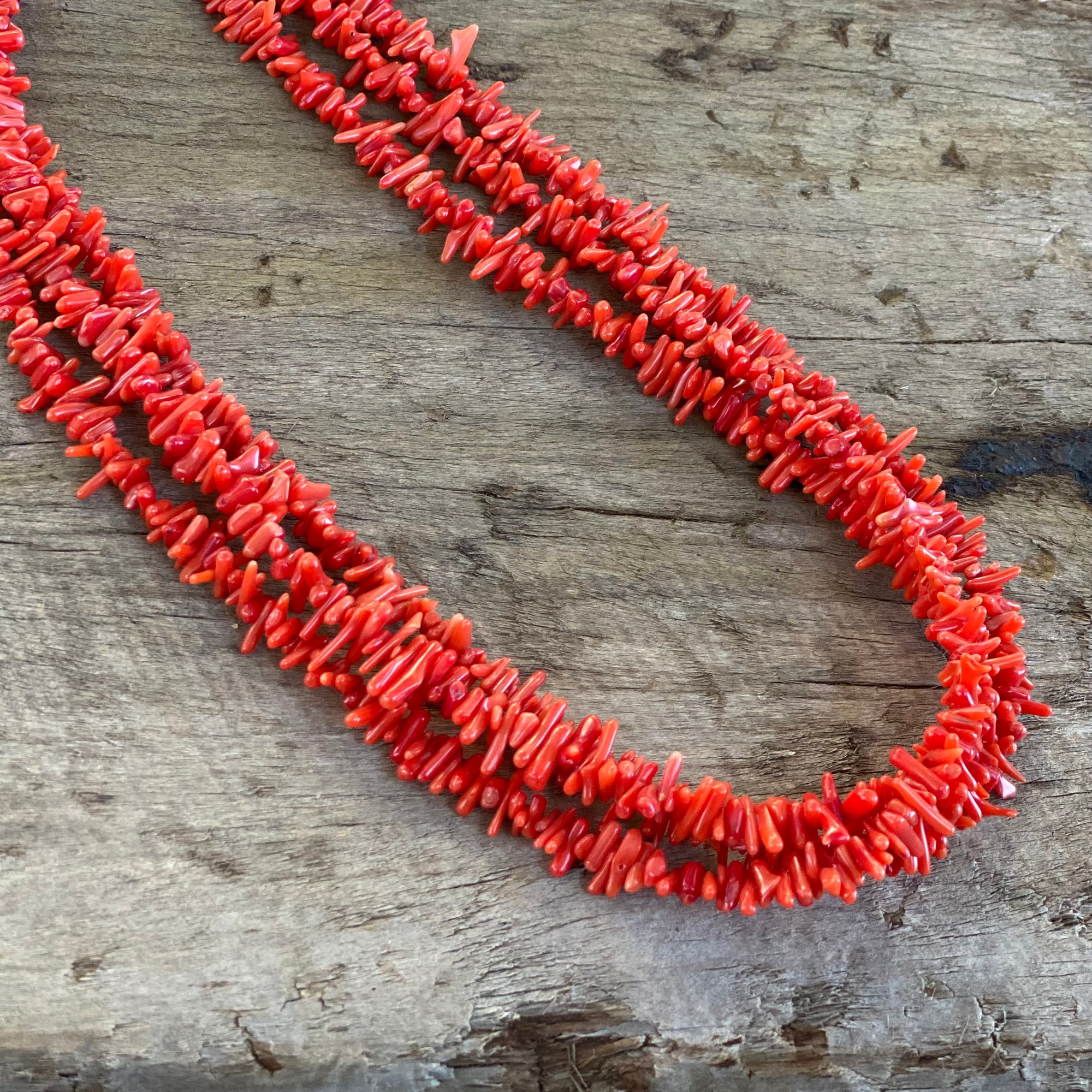 Coral Chip Necklace