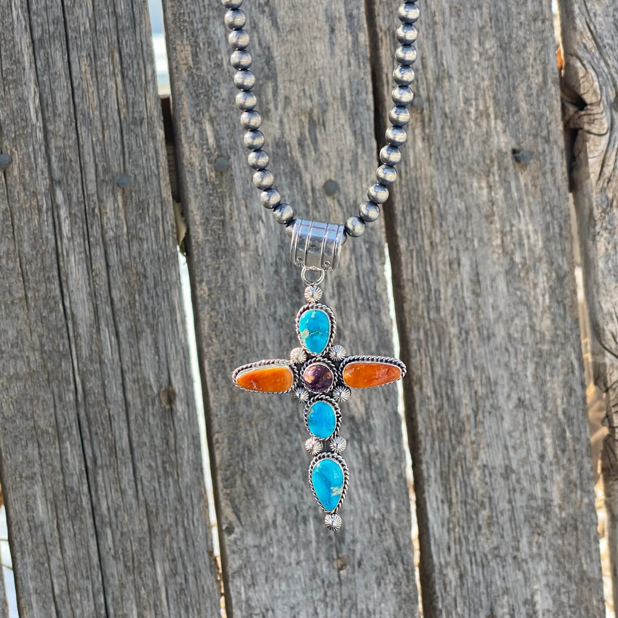 Spiny Cross Necklace
