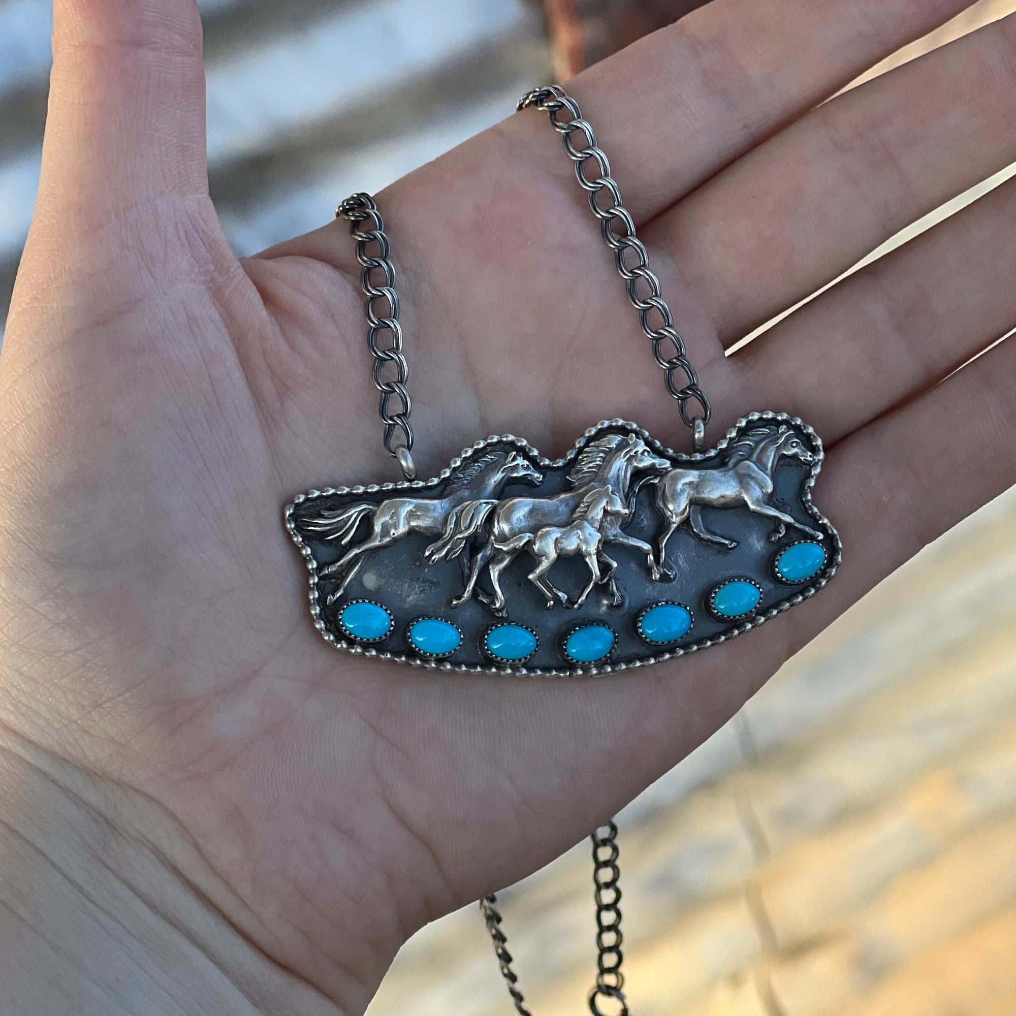 Running Horse Necklace