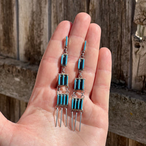 Tier Needlepoint Earrings